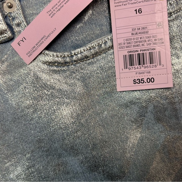 Wild Fable High-Rise Baggy Jean Size 16 - Picture 5 of 7